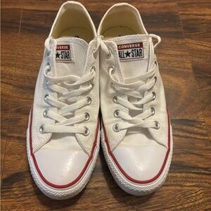Converse White Canvas Sneakers